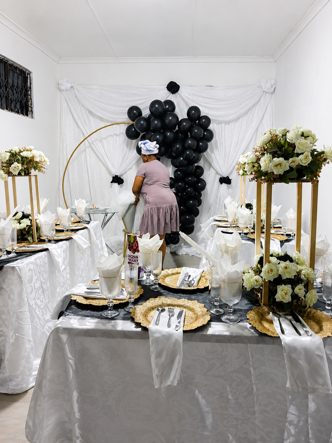 Birthday Party held in tiny garage-Mthatha